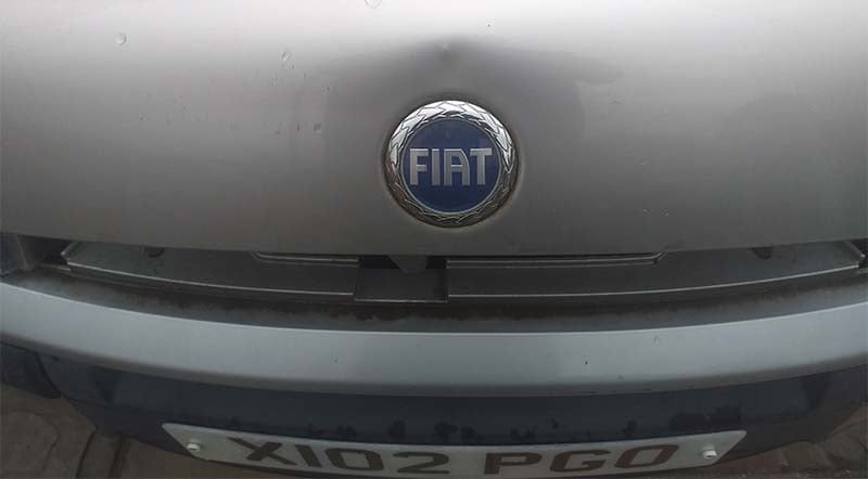 car dent repair Fiat East Sussex before