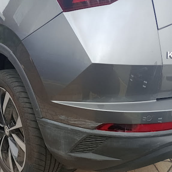 Skoda bumper scuff repair Orpington before image Skoda bumper scuff repair Orpington before image